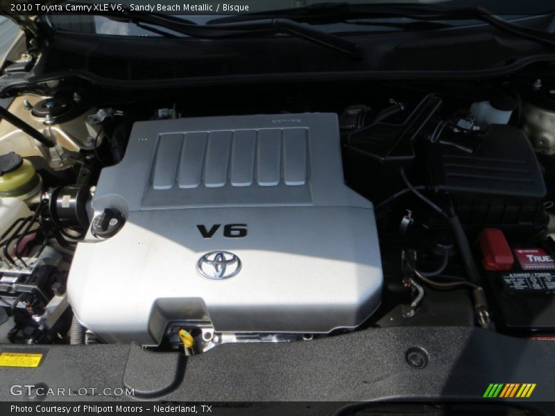 Sandy Beach Metallic / Bisque 2010 Toyota Camry XLE V6