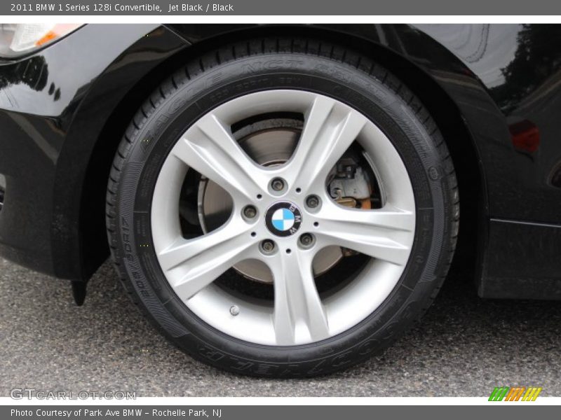 Jet Black / Black 2011 BMW 1 Series 128i Convertible