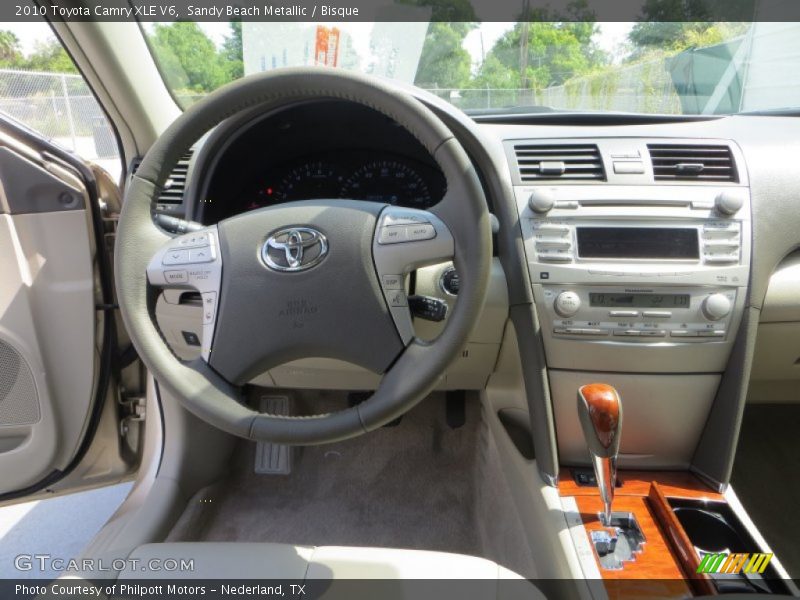 Sandy Beach Metallic / Bisque 2010 Toyota Camry XLE V6