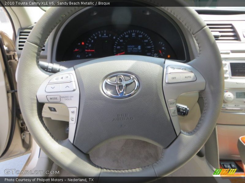 Sandy Beach Metallic / Bisque 2010 Toyota Camry XLE V6