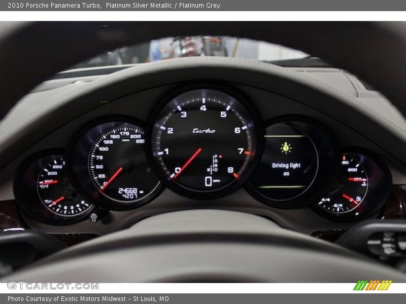  2010 Panamera Turbo Turbo Gauges