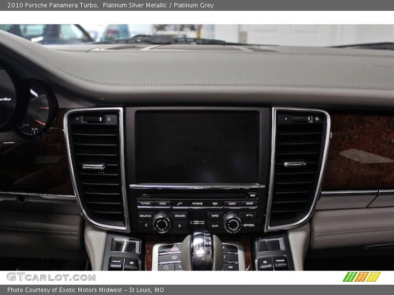Platinum Silver Metallic / Platinum Grey 2010 Porsche Panamera Turbo