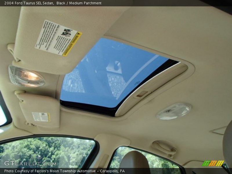 Black / Medium Parchment 2004 Ford Taurus SEL Sedan