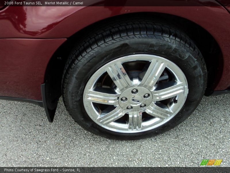 Merlot Metallic / Camel 2008 Ford Taurus SEL