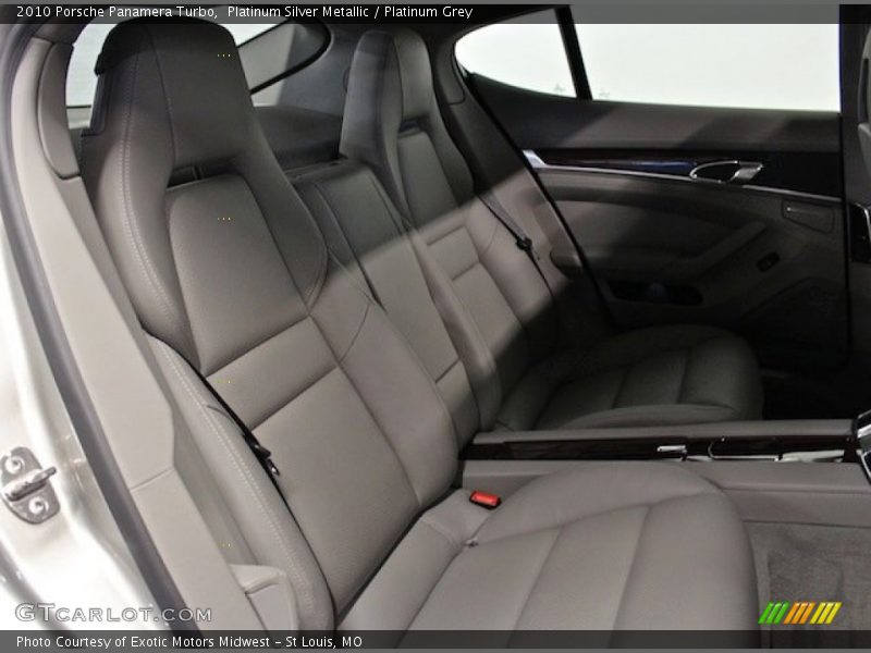 Platinum Silver Metallic / Platinum Grey 2010 Porsche Panamera Turbo
