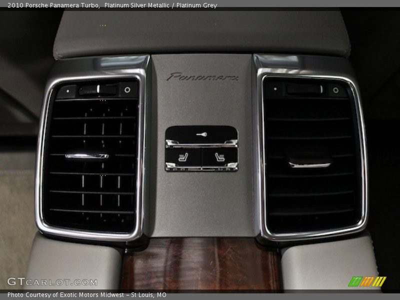 Platinum Silver Metallic / Platinum Grey 2010 Porsche Panamera Turbo