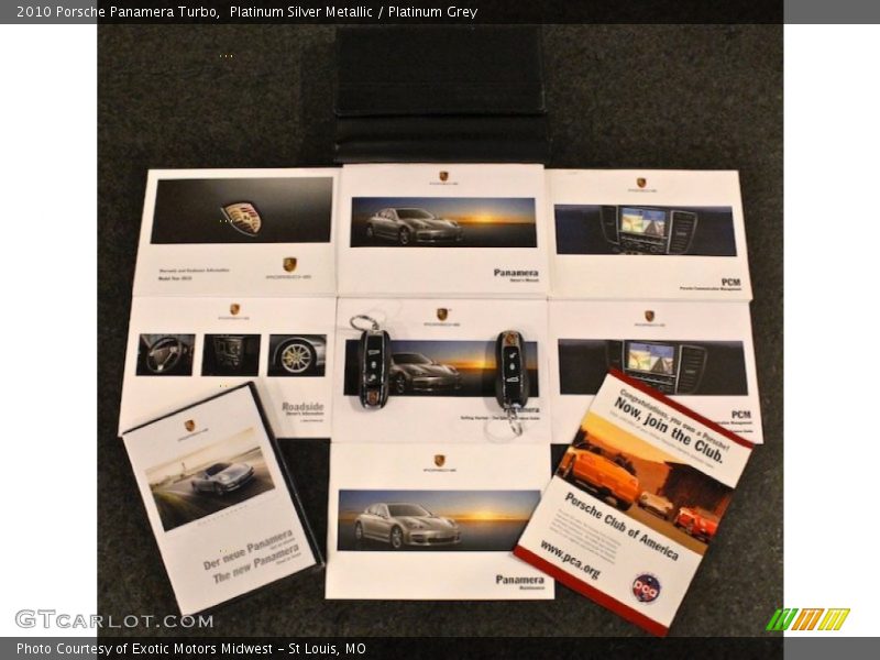 Books/Manuals of 2010 Panamera Turbo