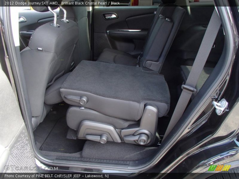 Brilliant Black Crystal Pearl / Black 2012 Dodge Journey SXT AWD