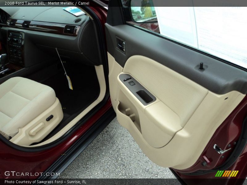 Merlot Metallic / Camel 2008 Ford Taurus SEL