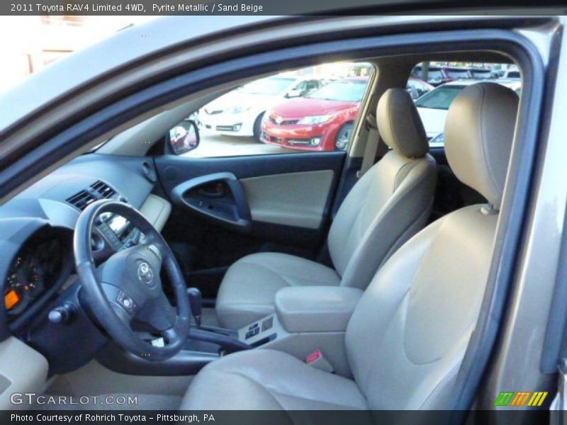 Pyrite Metallic / Sand Beige 2011 Toyota RAV4 Limited 4WD