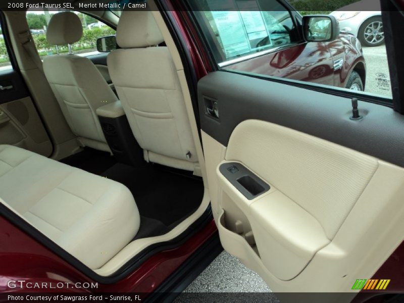 Merlot Metallic / Camel 2008 Ford Taurus SEL
