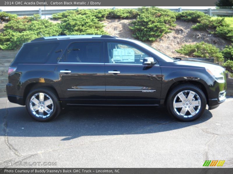 Carbon Black Metallic / Ebony 2014 GMC Acadia Denali