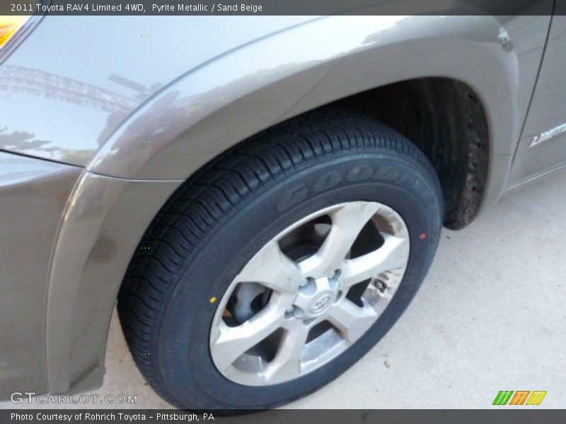 Pyrite Metallic / Sand Beige 2011 Toyota RAV4 Limited 4WD
