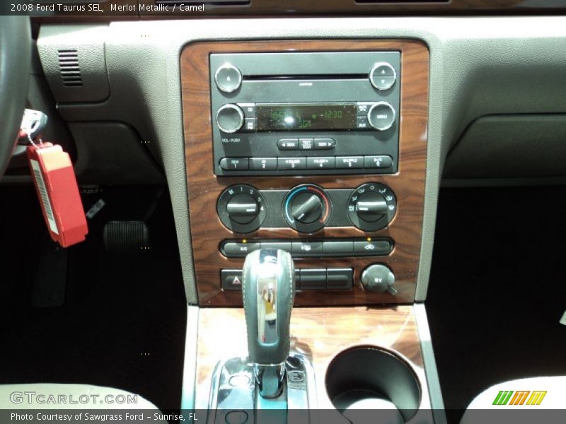 Merlot Metallic / Camel 2008 Ford Taurus SEL