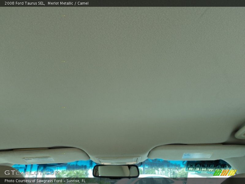 Merlot Metallic / Camel 2008 Ford Taurus SEL