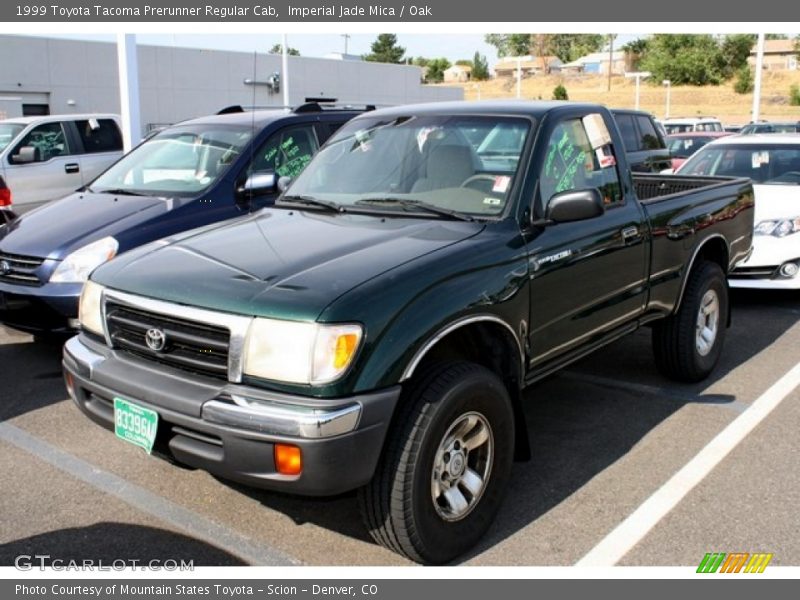 Imperial Jade Mica / Oak 1999 Toyota Tacoma Prerunner Regular Cab