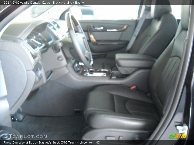 Carbon Black Metallic / Ebony 2014 GMC Acadia Denali