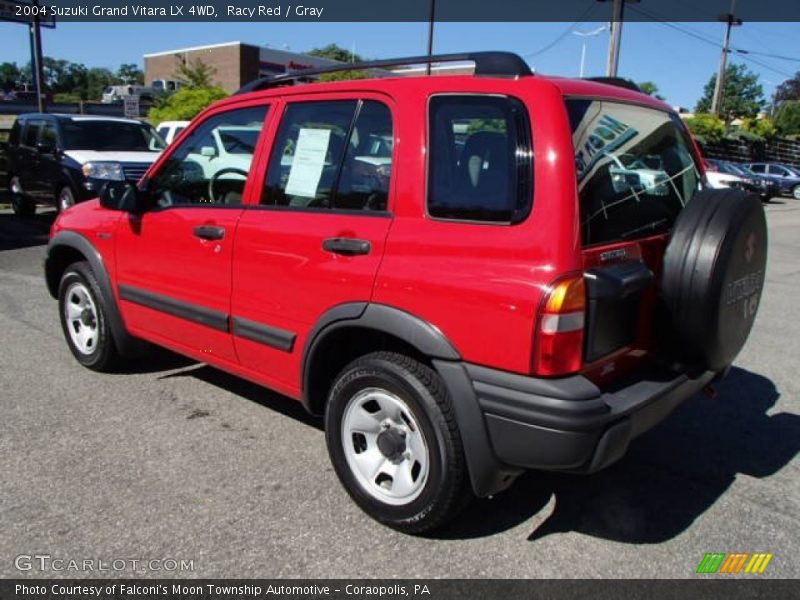 Racy Red / Gray 2004 Suzuki Grand Vitara LX 4WD