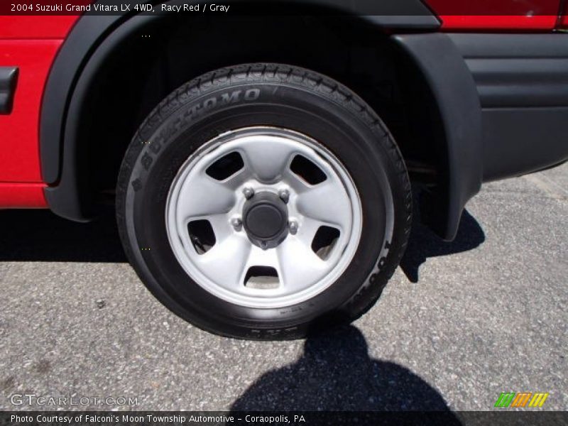 Racy Red / Gray 2004 Suzuki Grand Vitara LX 4WD