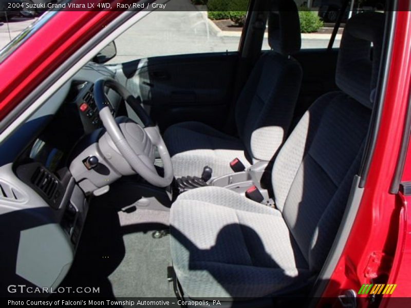 Racy Red / Gray 2004 Suzuki Grand Vitara LX 4WD