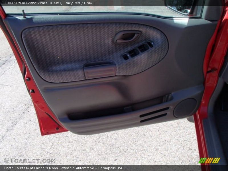 Racy Red / Gray 2004 Suzuki Grand Vitara LX 4WD