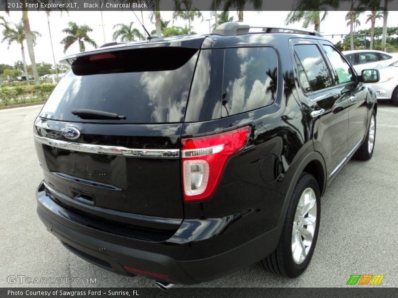 Black / Charcoal Black 2012 Ford Explorer XLT