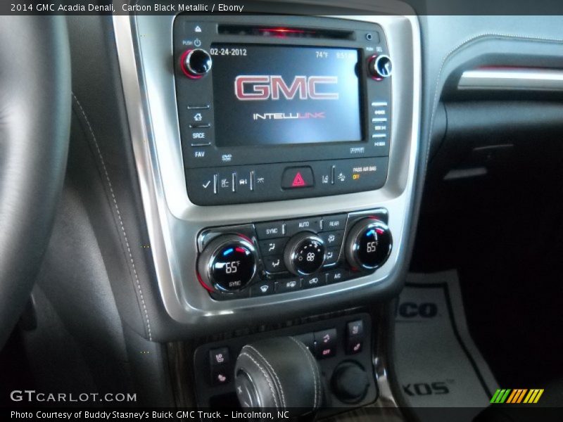 Carbon Black Metallic / Ebony 2014 GMC Acadia Denali