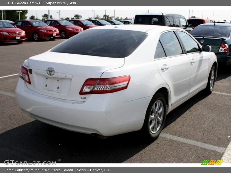 Super White / Ash 2011 Toyota Camry LE