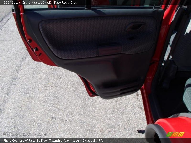 Racy Red / Gray 2004 Suzuki Grand Vitara LX 4WD