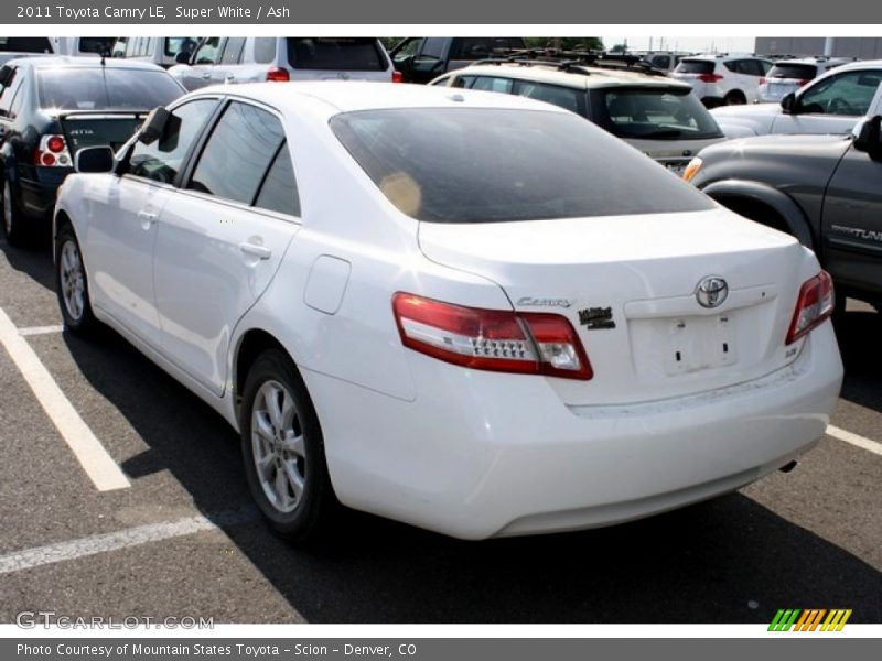 Super White / Ash 2011 Toyota Camry LE