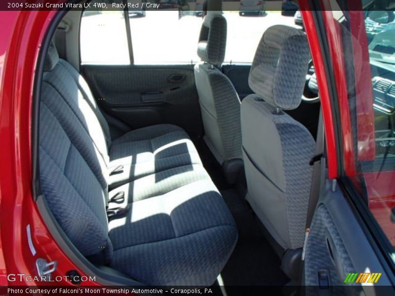 Racy Red / Gray 2004 Suzuki Grand Vitara LX 4WD