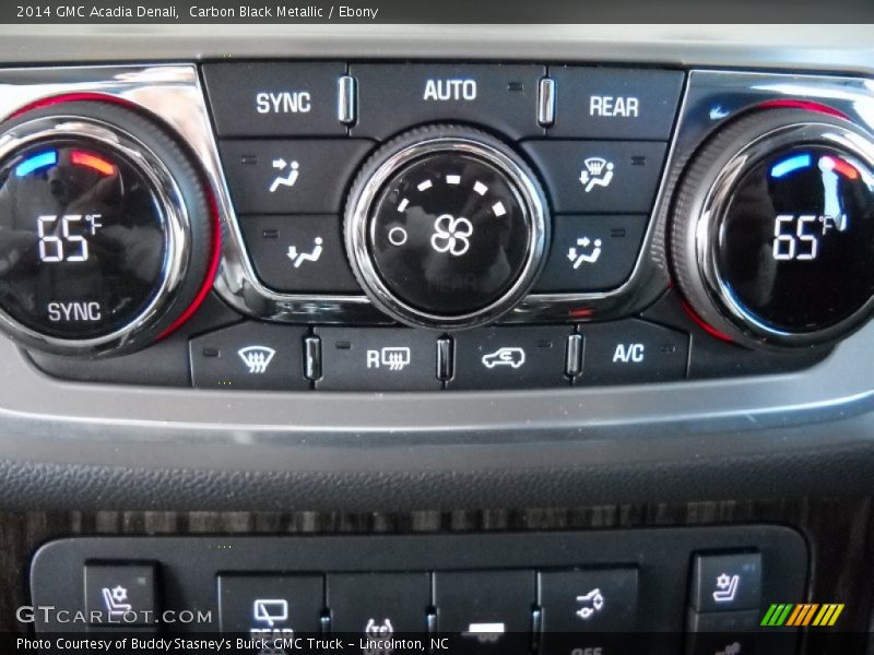 Carbon Black Metallic / Ebony 2014 GMC Acadia Denali