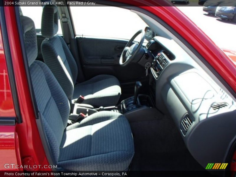 Racy Red / Gray 2004 Suzuki Grand Vitara LX 4WD