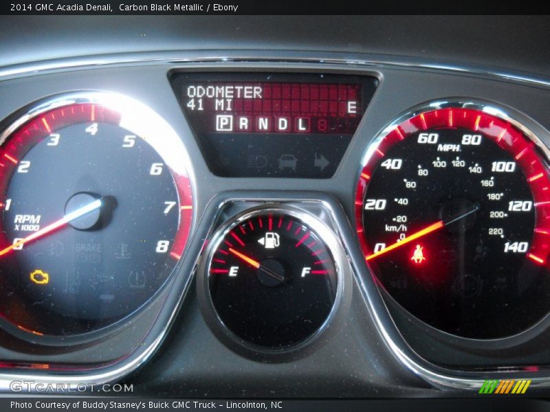 Carbon Black Metallic / Ebony 2014 GMC Acadia Denali