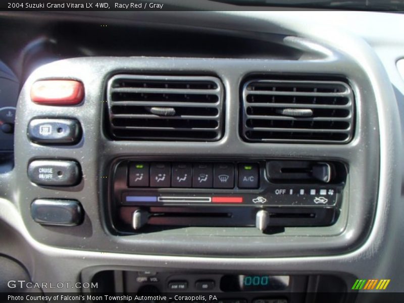 Racy Red / Gray 2004 Suzuki Grand Vitara LX 4WD