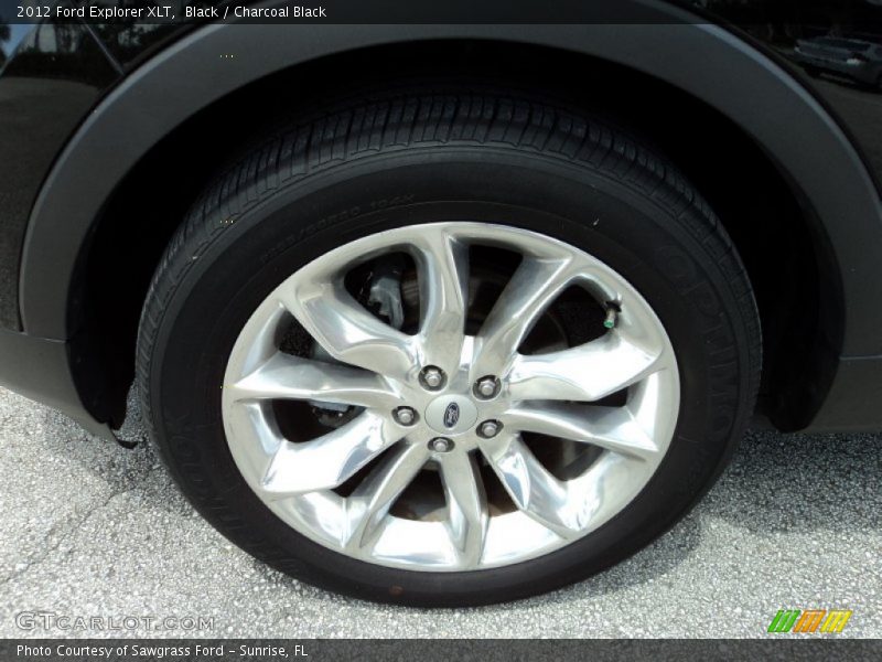 Black / Charcoal Black 2012 Ford Explorer XLT