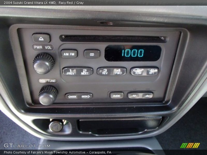 Racy Red / Gray 2004 Suzuki Grand Vitara LX 4WD