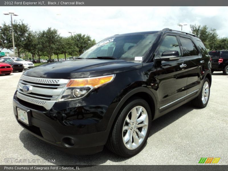Black / Charcoal Black 2012 Ford Explorer XLT