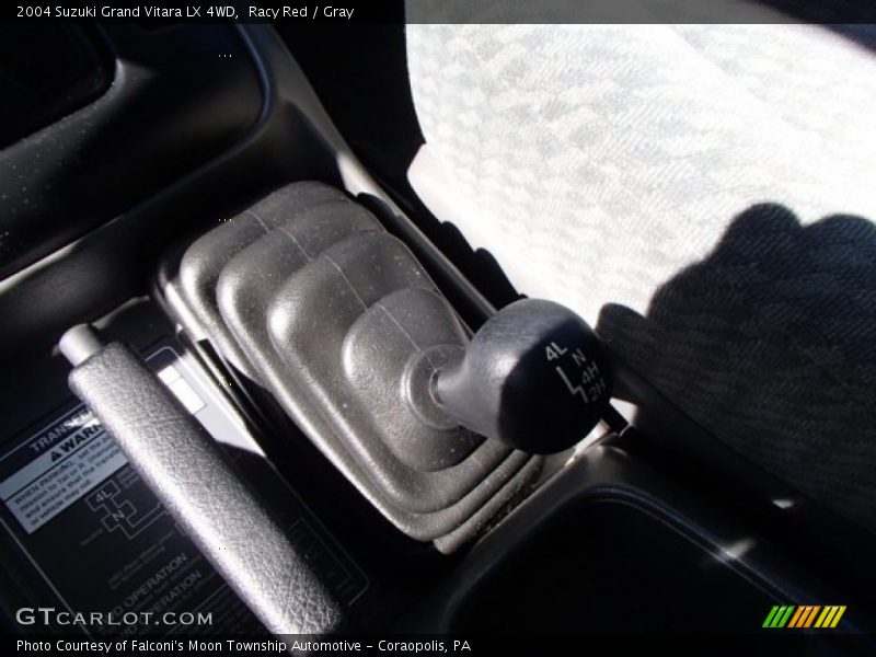 Racy Red / Gray 2004 Suzuki Grand Vitara LX 4WD