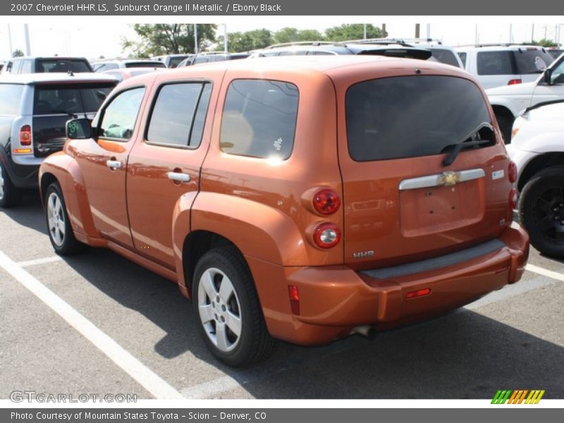 Sunburst Orange II Metallic / Ebony Black 2007 Chevrolet HHR LS