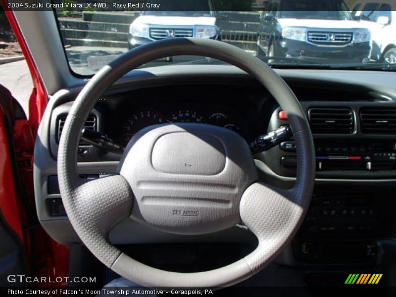 Racy Red / Gray 2004 Suzuki Grand Vitara LX 4WD