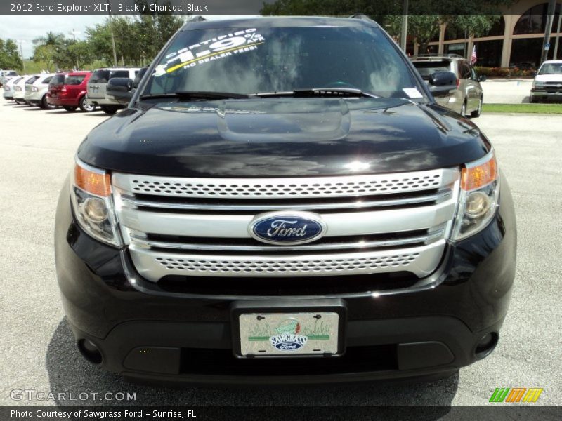 Black / Charcoal Black 2012 Ford Explorer XLT