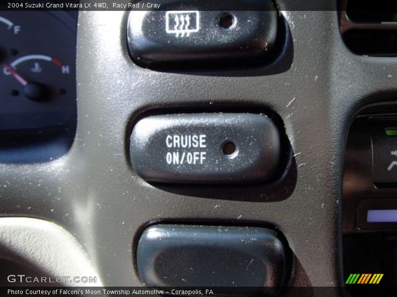 Racy Red / Gray 2004 Suzuki Grand Vitara LX 4WD