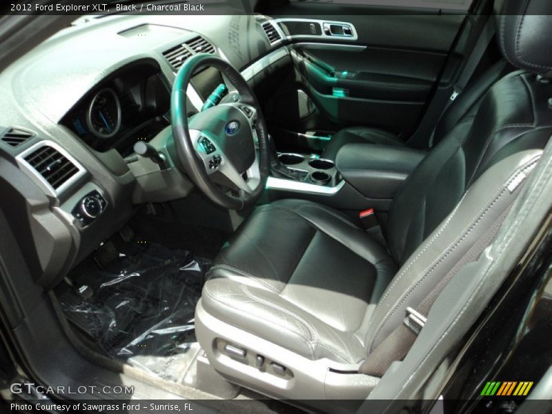 Black / Charcoal Black 2012 Ford Explorer XLT