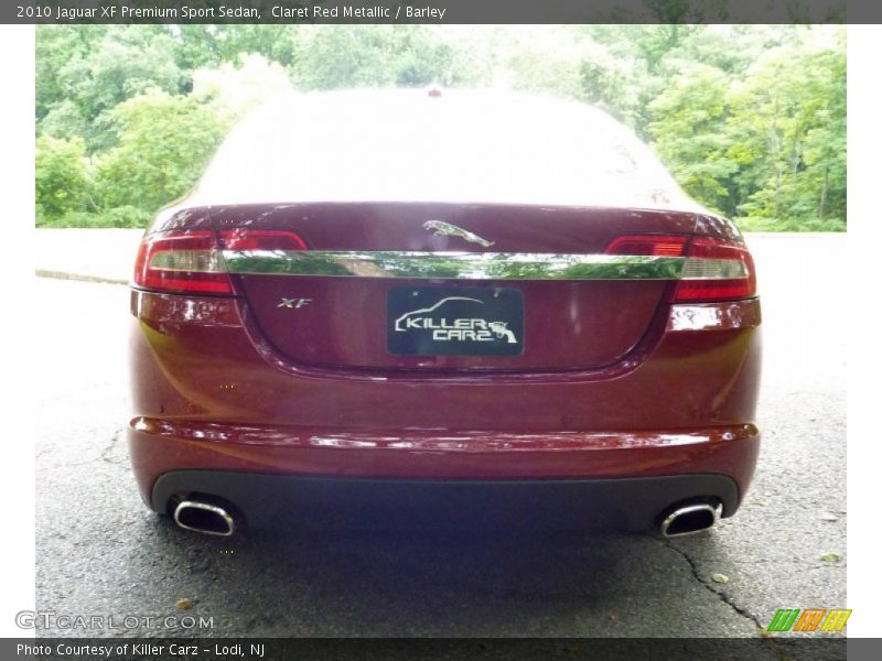 Claret Red Metallic / Barley 2010 Jaguar XF Premium Sport Sedan