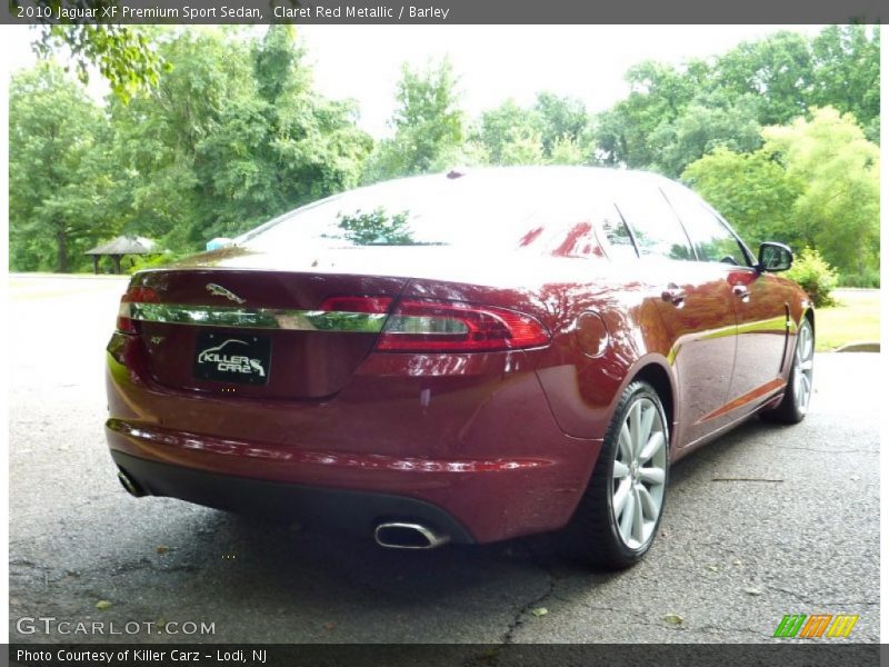 Claret Red Metallic / Barley 2010 Jaguar XF Premium Sport Sedan