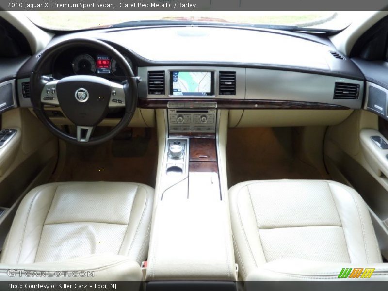 Claret Red Metallic / Barley 2010 Jaguar XF Premium Sport Sedan