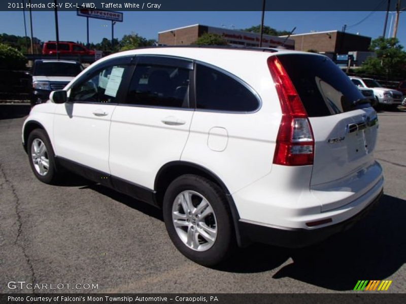 Taffeta White / Gray 2011 Honda CR-V EX-L 4WD