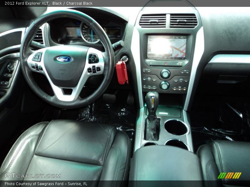 Black / Charcoal Black 2012 Ford Explorer XLT