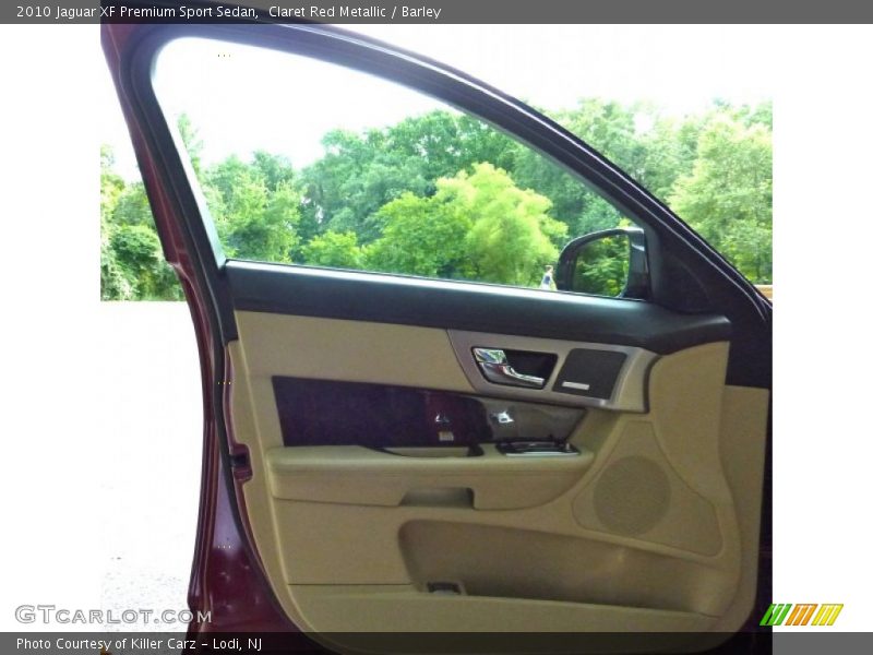 Claret Red Metallic / Barley 2010 Jaguar XF Premium Sport Sedan